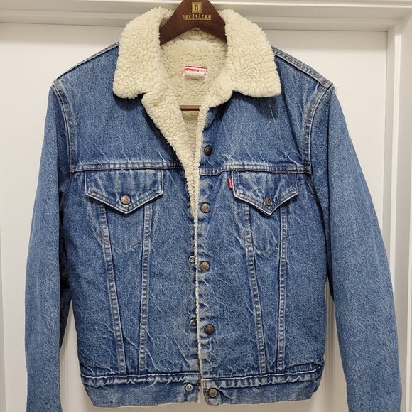 Levi's Other - Vintage Levi's Sherpa Lined Denim Jacket Size 40